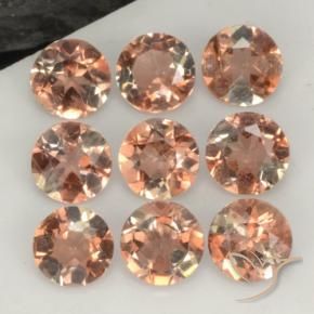2.18 ct natürliche Mehrfarbig Andalusit-Edelsteine, Runden, VS