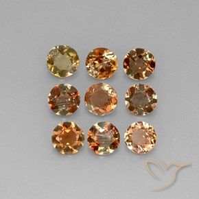 2.06 ct natürliche Mehrfarbig Andalusit-Edelsteine, Runden, VS