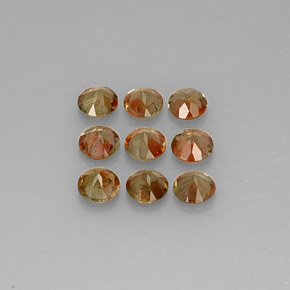 2,09 ct natürliche mehrfarbiger Andalusit-Edelsteine, Rundschliff, VS