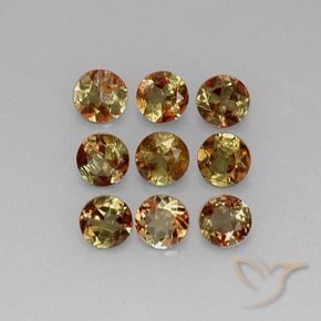 2.14 ct natürliche Mehrfarbig Andalusit-Edelsteine, Runden, VS