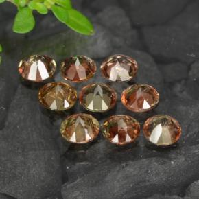 2,20 ct natürliche mehrfarbiger Andalusit-Edelsteine, Rundschliff, VS