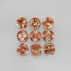 2,30 ct natürliche mehrfarbiger Andalusit-Edelsteine, Rundschliff, VS