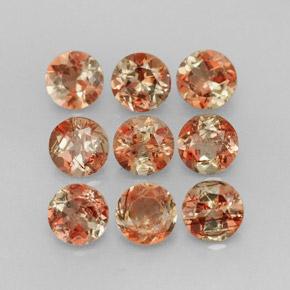 2,30 ct natürliche mehrfarbiger Andalusit-Edelsteine, Rundschliff, VS