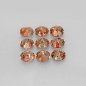 2,30 ct natürliche mehrfarbiger Andalusit-Edelsteine, Rundschliff, VS