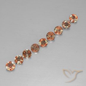 2.10 ct natürliche Mehrfarbig Andalusit-Edelsteine, Runden, VS