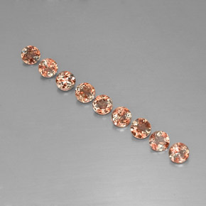 2,24 ct natürliche mehrfarbiger Andalusit-Edelsteine, Rundschliff, VS