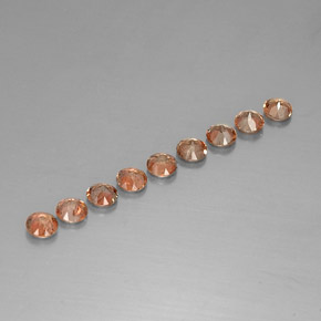 2,24 ct natürliche mehrfarbiger Andalusit-Edelsteine, Rundschliff, VS