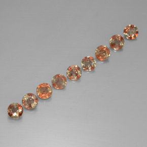  ct natürliche Mehrfarbig Andalusit-Edelsteine, Rund Schliff, VS