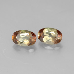  ct natürliche Mehrfarbig Andalusit-Edelsteine, Oval Schliff, VS