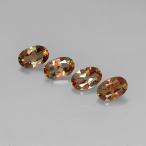 1,69 ct natürliche mehrfarbiger Andalusit-Edelsteine, Oval Schliff, VS