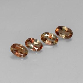 1,69 ct natürliche mehrfarbiger Andalusit-Edelsteine, Oval Schliff, VS