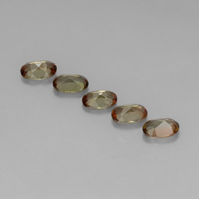 2,20 ct natürliche mehrfarbiger Andalusit-Edelsteine, Oval Schliff, VVS-VS