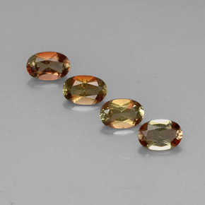 1,80 ct natürliche mehrfarbiger Andalusit-Edelsteine, Oval Schliff, VVS-VS