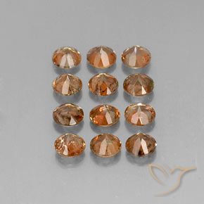 3.30 ct natürliche Mehrfarbig Andalusit-Edelsteine, Runden, SI