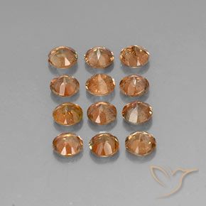 3.09 ct natürliche Mehrfarbig Andalusit-Edelsteine, Runden, VS-SI