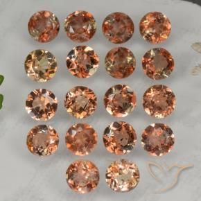 4.23 ct natürliche Mehrfarbig Andalusit-Edelsteine, Runden, VS-SI