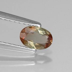 9,17 ctw natürlicher Mehrfarbig Andalusit, Oval Schliff, VVS-VS