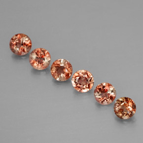 1.26 ct natürliche Mehrfarbig Andalusit-Edelsteine, Rund Schliff, VS