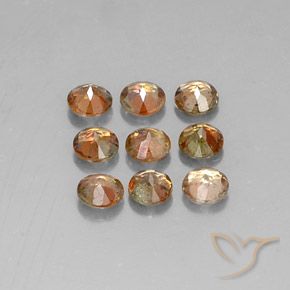 1,93 ct natürliche mehrfarbiger Andalusit-Edelsteine, Rundschliff, VS
