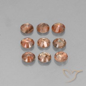 1,88 ct natürliche mehrfarbiger Andalusit-Edelsteine, Rundschliff, VS