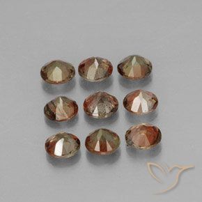 1.78 ct natürliche Mehrfarbig Andalusit-Edelsteine, Runden, VS