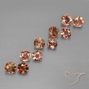 1.96 ct natürliche Mehrfarbig Andalusit-Edelsteine, Runden, VS