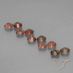 1.96 ct natürliche Mehrfarbig Andalusit-Edelsteine, Runden, VS