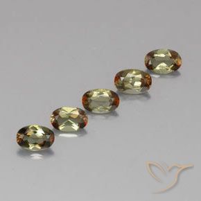 2.42 ct natürliche Mehrfarbig Andalusit-Edelsteine, Oval, VS-SI