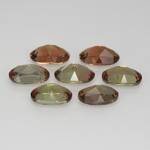 3,05 ct natürliche mehrfarbiger Andalusit-Edelsteine, Oval Schliff, VS-SI