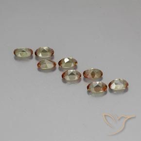 4,21 ct natürliche mehrfarbiger Andalusit-Edelsteine, Oval Schliff, VS-SI