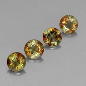  ct natürliche Mehrfarbig Andalusit-Edelsteine, Rund Schliff, VS-SI