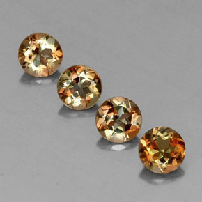  ct natürliche Mehrfarbig Andalusit-Edelsteine, Rund Schliff, VS