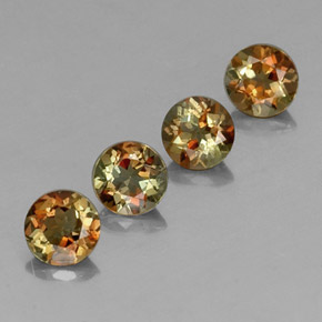  ct natürliche Mehrfarbig Andalusit-Edelsteine, Rund Schliff, VS