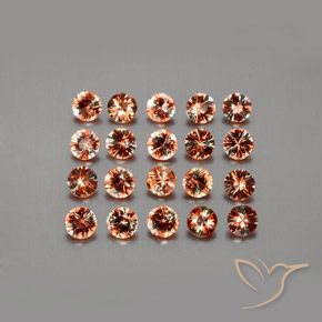 3.57 ct natürliche Mehrfarbig Andalusit-Edelsteine, Runden, VS
