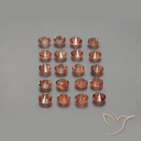3.57 ct natürliche Mehrfarbig Andalusit-Edelsteine, Runden, VS