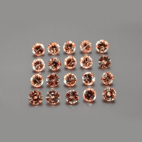 3.57 ct natürliche Mehrfarbig Andalusit-Edelsteine, Rund Schliff, VS