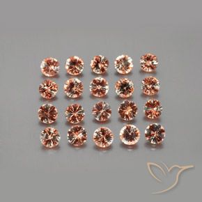 3.79 ct natürliche Mehrfarbig Andalusit-Edelsteine, Runden, VS