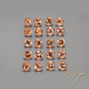 3.92 ct natürliche Mehrfarbig Andalusit-Edelsteine, Runden, VS