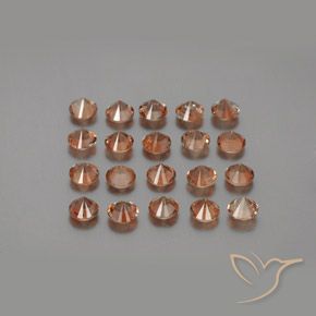 3.92 ct natürliche Mehrfarbig Andalusit-Edelsteine, Runden, VS