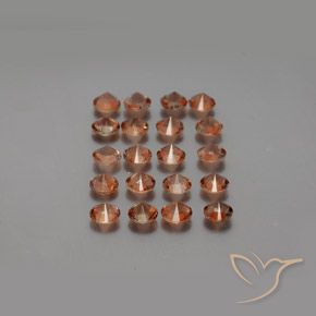 3.74 ct natürliche Mehrfarbig Andalusit-Edelsteine, Runden, VS