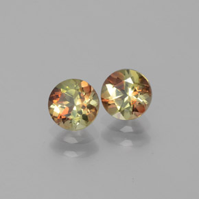  ct natürliche Mehrfarbig Andalusit-Edelsteine, Rund Schliff, VS
