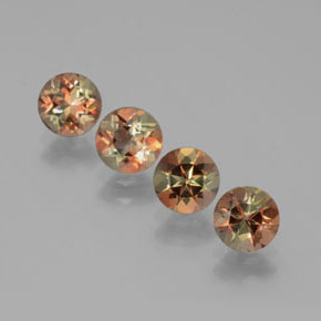  ct natürliche Mehrfarbig Andalusit-Edelsteine, Rund Schliff, VS