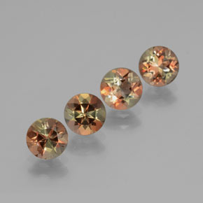  ct natürliche Mehrfarbig Andalusit-Edelsteine, Rund Schliff, VS