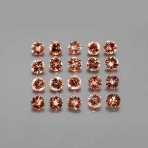 3,22 ct natürliche mehrfarbiger Andalusit-Edelsteine, Rundschliff, VS