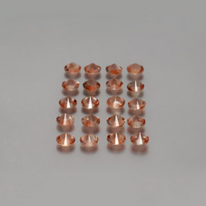 3,22 ct natürliche mehrfarbiger Andalusit-Edelsteine, Rundschliff, VS