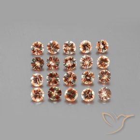 3.53 ct natürliche Mehrfarbig Andalusit-Edelsteine, Runden, VS