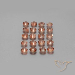 3.53 ct natürliche Mehrfarbig Andalusit-Edelsteine, Runden, VS