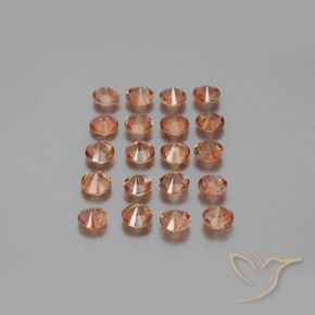 3.58 ct natürliche Mehrfarbig Andalusit-Edelsteine, Runden, VS