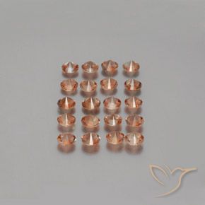 3.23 ct natürliche Mehrfarbig Andalusit-Edelsteine, Runden, VS