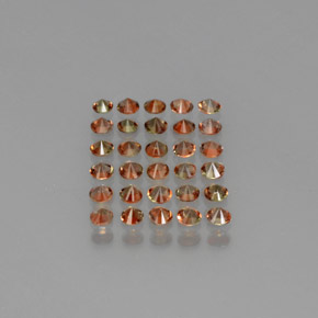 2.45 ct natürliche Mehrfarbig Andalusit-Edelsteine, Rund Schliff, VS